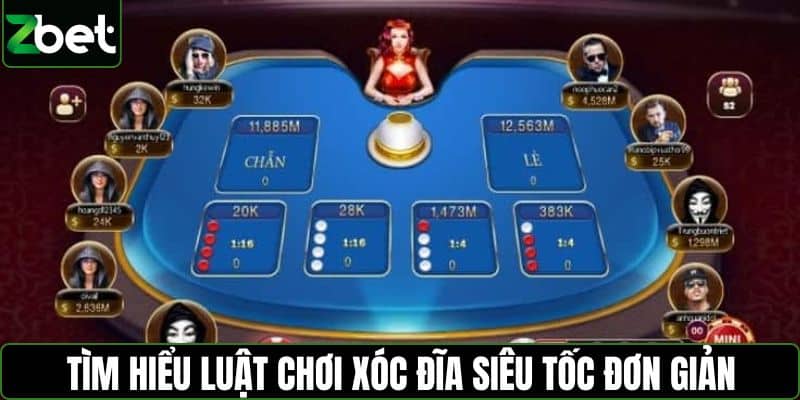 Tìm hiểu luật chơi xóc đĩa siêu tốc đơn giản